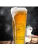 Mr. & Mrs. Panda Bierglas Kaffee Tasse mit Spruch in Transparent