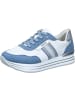 remonte Schnürschuhe in bleu/weiss/silver/weiss
