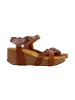 Plakton So Final Leder Keilsandalen Braun