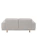 58 aufm Kessel SOFA 2-Sitzer Kattryna Flachgewebe silber