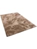 Snapstyle Luxus Hochflor Shaggy Teppich Velvet in Braun