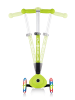 GLOBBER Scooter JUNIOR FOLDABLE LIGHTS Roller in lime grün, mit Leuchtrollen