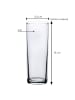 LUXENTU Kölschglas Kölner Stange mit Gravur 50. Jubiläum 0,2 Liter in transparent
