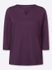 Sieh an! 3/4-Arm-Shirt in traube