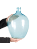 Beliani Blumenvase ROTI in Blau - (W) 29 x (H) 39 x (L) 29 cm