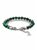 GT COLLECTION Armband Faceted-Bead in green