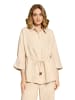 CARTOON Leinenjacke mit Tunnelzug in beige