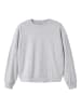 TWO SOON Sweatshirt in Light Grey Melange