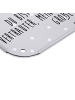 Mr. & Mrs. Panda Blechschild Axolotl Freundin mit Spruch in Grau Pastell