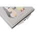Mr. & Mrs. Panda Handtaschenspiegel quadratisch Pinguin Heirat o... in Grau Pastell