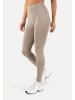 SMILODOX Leggings Timea Scrunch in Taupe