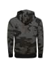 Alpha Industries Kapuzenpullover Basic Hoodie Camo in schwarz