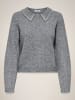 JDY Strickpullover in Medium Grey Melange