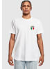 Mister Tee Mister Tee Azurro Italia Crest Tee in white