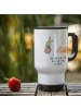 Mr. & Mrs. Panda Kaffeebecher To Go Hasen Muschel mit Spruch in Weiß