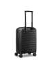 D&N Toronto 4 Rollen Kabinentrolley S 54 cm mit Dehnfalte in black