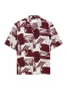 MAVI Kurzarmhemd Printed in Tawny Port Print