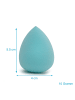Intirilife 5er Set Make Up Schwamm Kosmetik Schmink Schwämmchen Sponge in Hell Blau
