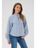 Kaffe Langarm-Bluse KAmilina Baggy fit in Windward blue melange stripe