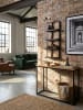 KADIMA DESIGN Wandregal 30x80x10 cm Massivholz / Metall Hängeregal