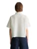 Marc O'Polo DENIM Kurzarm-Bluse relaxed in Silky White