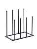 relaxdays Stiefelhalter in Schwarz - (B)41 x (H)45 x (T)25 cm