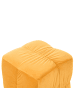 Beliani Pouf TURLEY in Gelb - (W) 57 x (H) 38 x (L) 57 cm