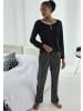 Vivance Active Pyjamaoberteil in schwarz