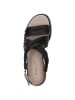 Caprice Sandale in BLACK NAPPA