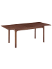 Beliani Esszimmertisch DELMAS in Braun - (W) 90 x (H) 76 x (L) 160 cm