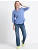 More & More Streifenbluse in woven mix stripe orig blue