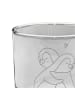 Mr. & Mrs. Panda Rumglas Pinguine Kuscheln ohne Spruch in Transparent