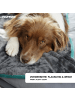 FLUFFINO Wendedecke 150x100cm grau  grau