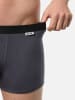 NUR DER Retro Boxer Cotton Stretch in navy/graumelange/grau