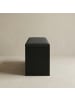 BOXIMO Schuhschrank mit Sitzfläche TRIA in Schwarz, (B) 30 x (H) 43 x (L) 80 cm