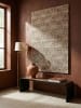 KADIMA DESIGN Jute-Teppich Handgewebt JED Floral Naturfaser Boho Wohnzimmer