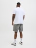 JACK & JONES PLUS Jeans-Shorts in Grey Denim