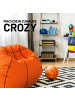 Lumaland Sitzsack Indoor Basketball 170l orange/schwarz  Orange
