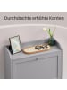 VASAGLE Schuhschrank Siren in Grau - (B)60 x (H)121.2 x (T)24 cm