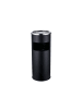 relaxdays Standaschenbecher in Schwarz/ Silber – (H)60,5 x Ø24 cm