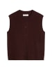 Marc O'Polo Ärmelloser Cardigan regular in Black Cherry