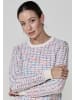 KOROSHI Women's multicolor textured knit jersey in weiß