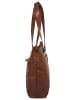 SPIKES & SPARROW Shopper echt Leder in cognac