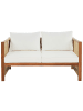 Beliani 4-tlg Sitzgruppe ANTRIA in Braun/Beige