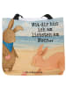 Mr. & Mrs. Panda Damen Schultertasche Hasen Muschel Design mit S... in Weiß