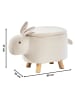 kobolo Sitzhocker BUNNY25 in Braun