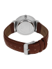 Tom Tailor Quarzuhr Alloy/Edelstahl, IP silber in Braun