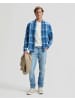 Lee Langarmhemd Clean Western in Indigo Plaid