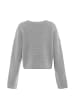 Libbi Damen Sweater in HELLGRAU MELANGE