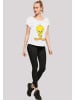F4NT4STIC Long Cut T-Shirt Looney Tunes Angry Tweety in weiß